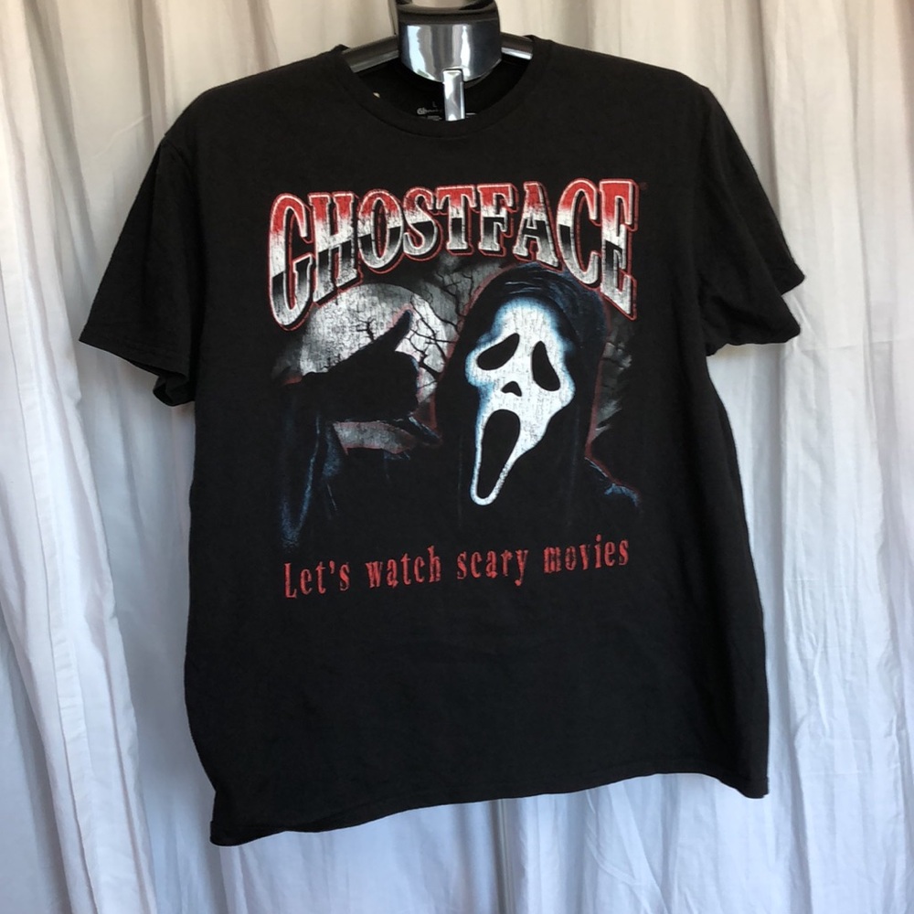 Men's Large Ghost Face Graphic Tee